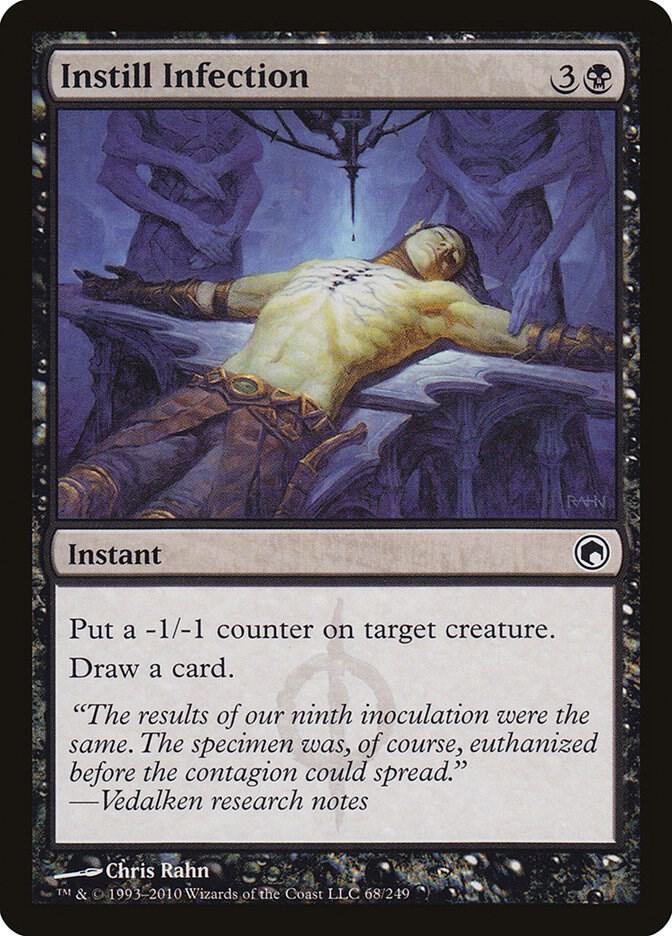 Instill Infection 68 (Scars of Mirrodin)  - Foil | Good Games Morley
