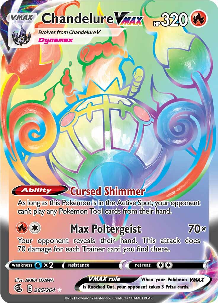 Chandelure VMAX (265/264) [Sword & Shield: Fusion Strike] | Good Games Morley