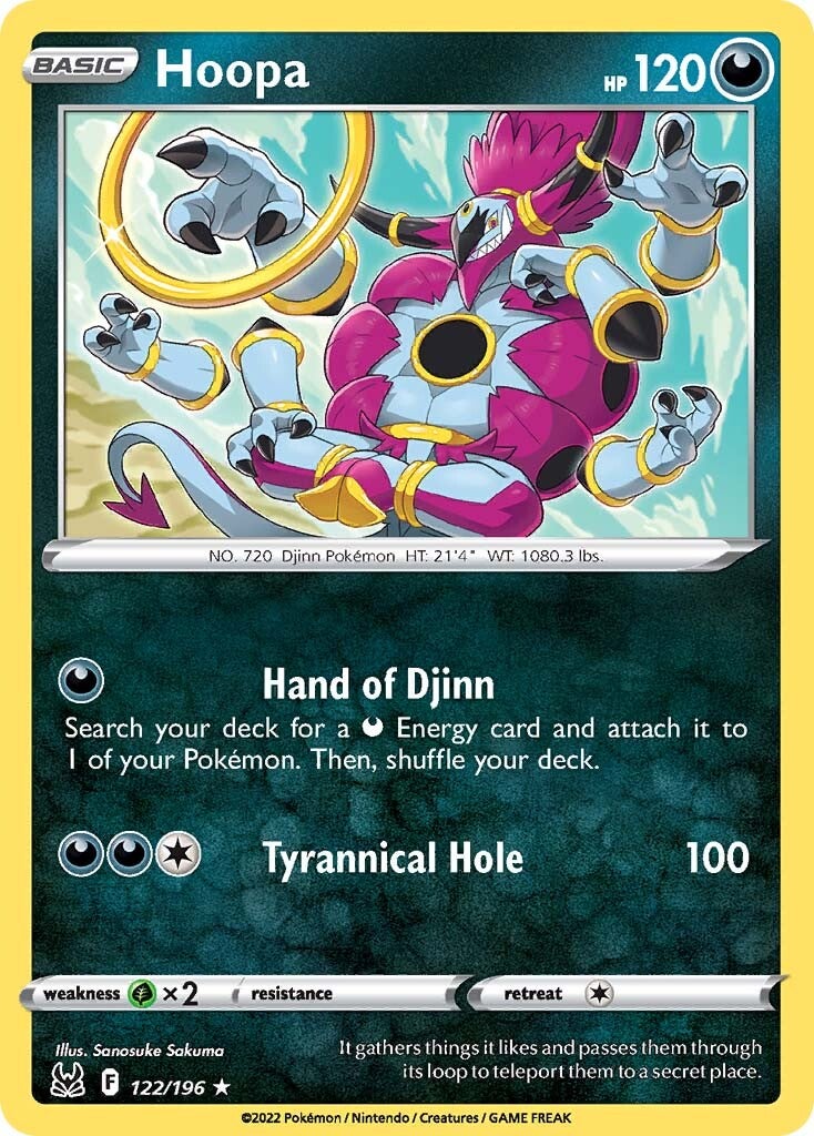 Hoopa (122/196) [Sword & Shield: Lost Origin] | Good Games Morley