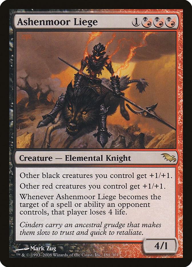 Ashenmoor Liege 181/301 (Shadowmoor)  - Foil | Good Games Morley