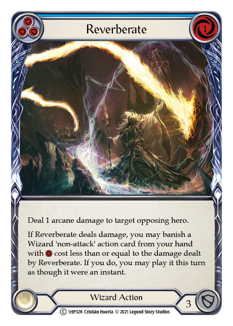 Reverberate (Blue) [1HP328] (History Pack 1) | Good Games Morley