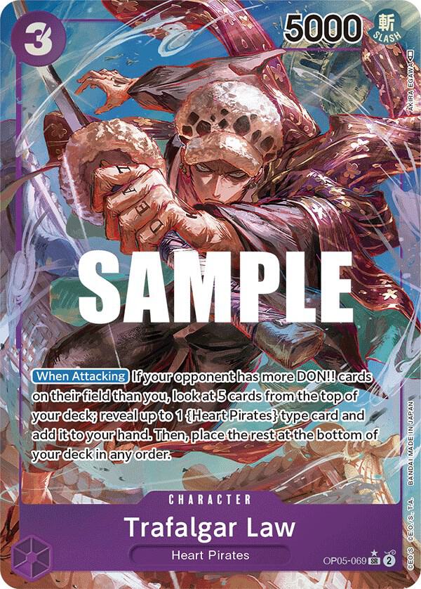 Trafalgar Law OP05-069 (Awakening of the New Era)  - Alternate Art Foil | Good Games Morley