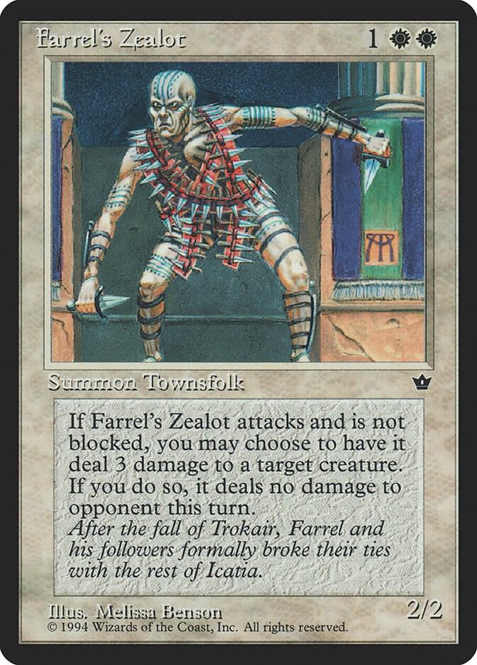 Farrels Zealot 3a/187 (Fallen Empires)  | Good Games Morley