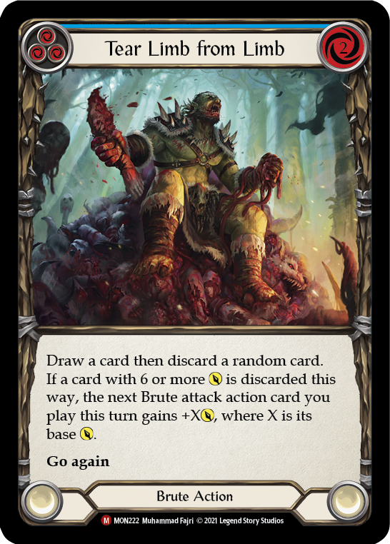 Tear Limb from Limb [MON222-RF] (Monarch)  1st Edition Rainbow Foil | Good Games Morley