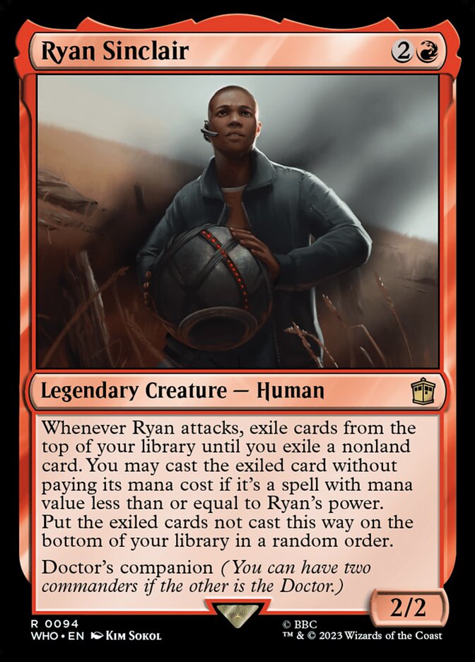 Ryan Sinclair 94/331 (Universes Beyond: Doctor Who)  - Foil | Good Games Morley