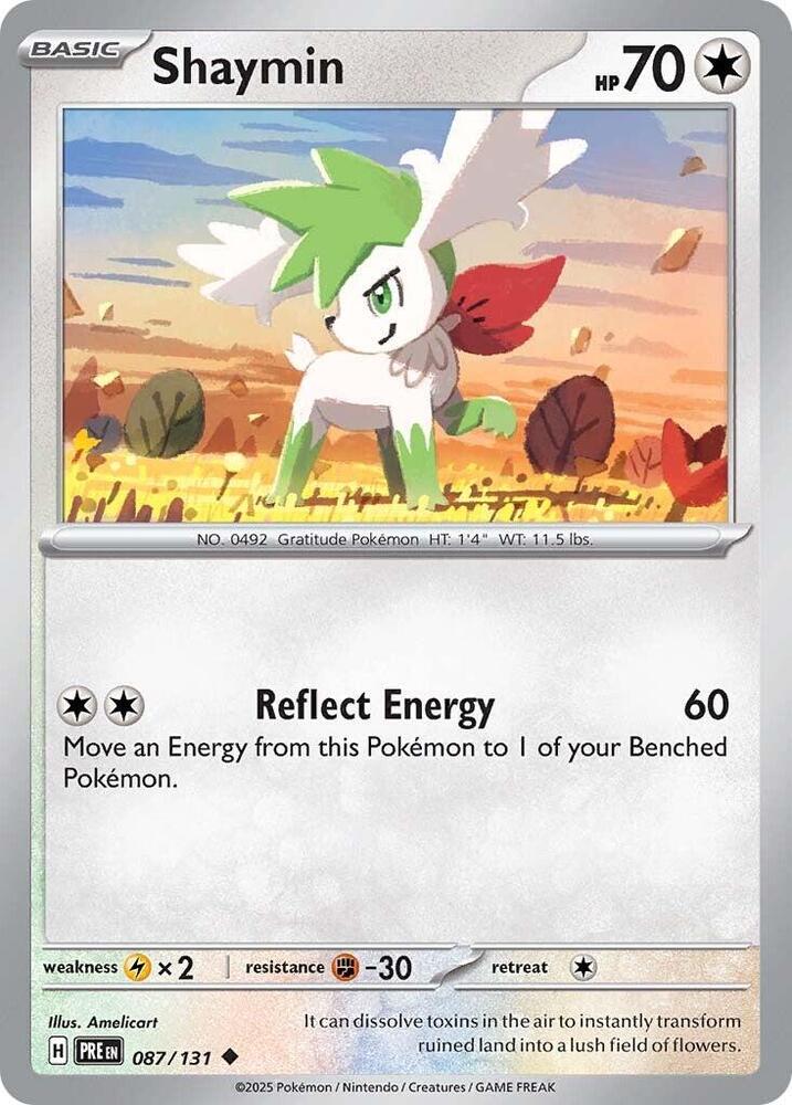 Shaymin (087/131) [Scarlet & Violet: Prismatic Evolutions] | Good Games Morley