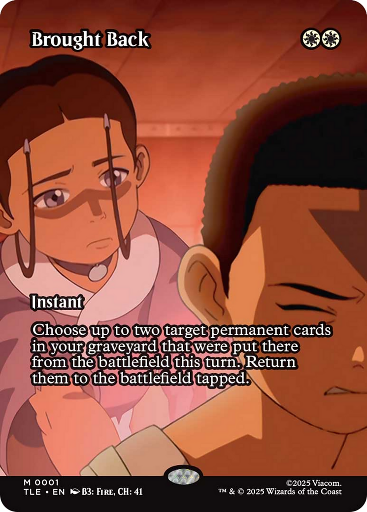 Brought Back (Borderless) [Avatar: The Last Airbender: Eternal-Legal] | Good Games Morley