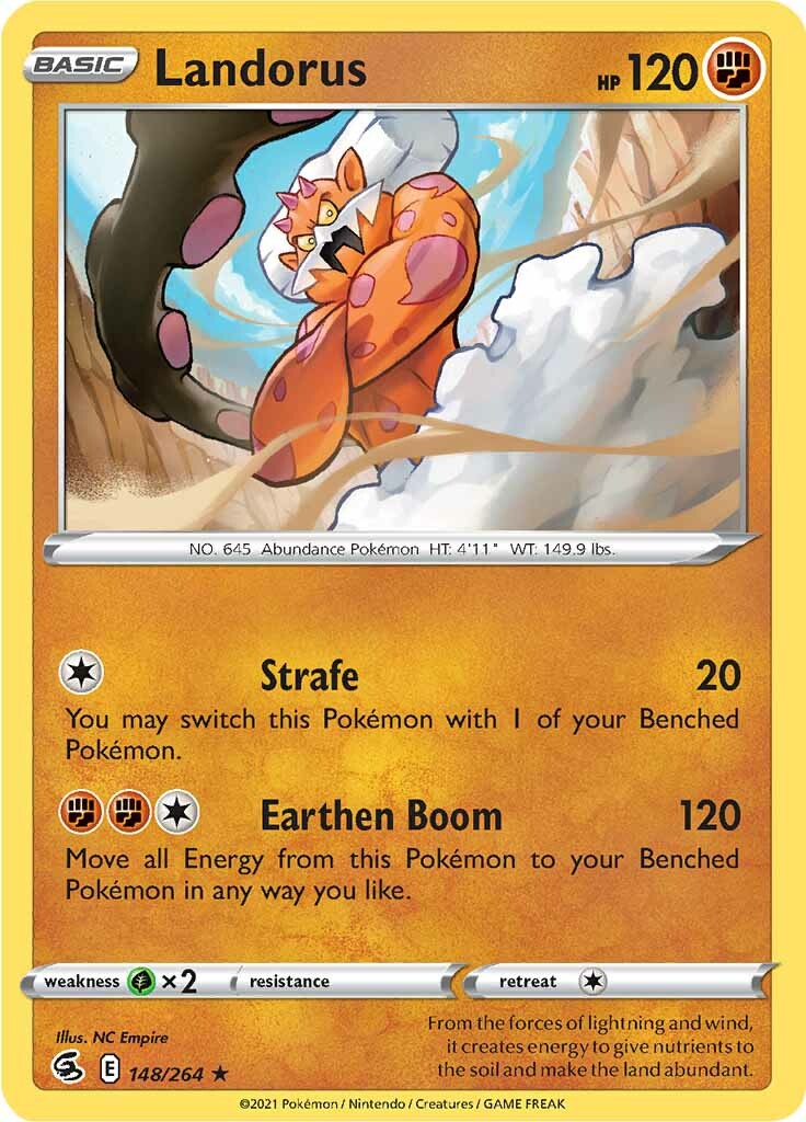 Landorus (148/264) [Sword & Shield: Fusion Strike] | Good Games Morley