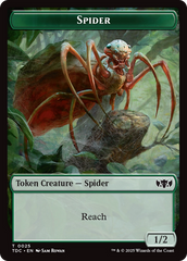 Spider // Bird Double-Sided Token [Tarkir: Dragonstorm Commander Tokens] | Good Games Morley