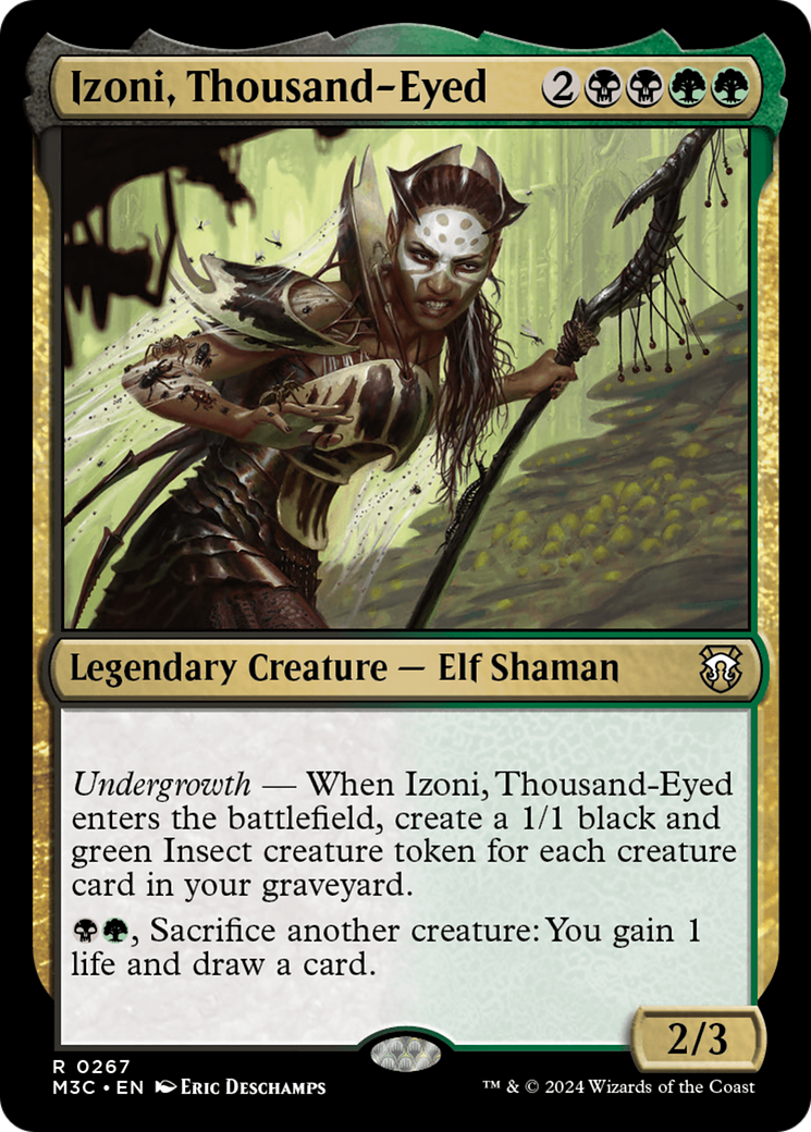 Izoni, Thousand-Eyed (Ripple Foil) [Modern Horizons 3 Commander] | Good Games Morley