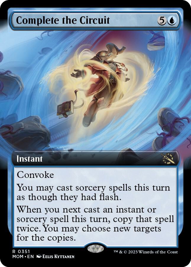 Complete the Circuit 351/291 (March of the Machine)  - Extended Art Foil | Good Games Morley