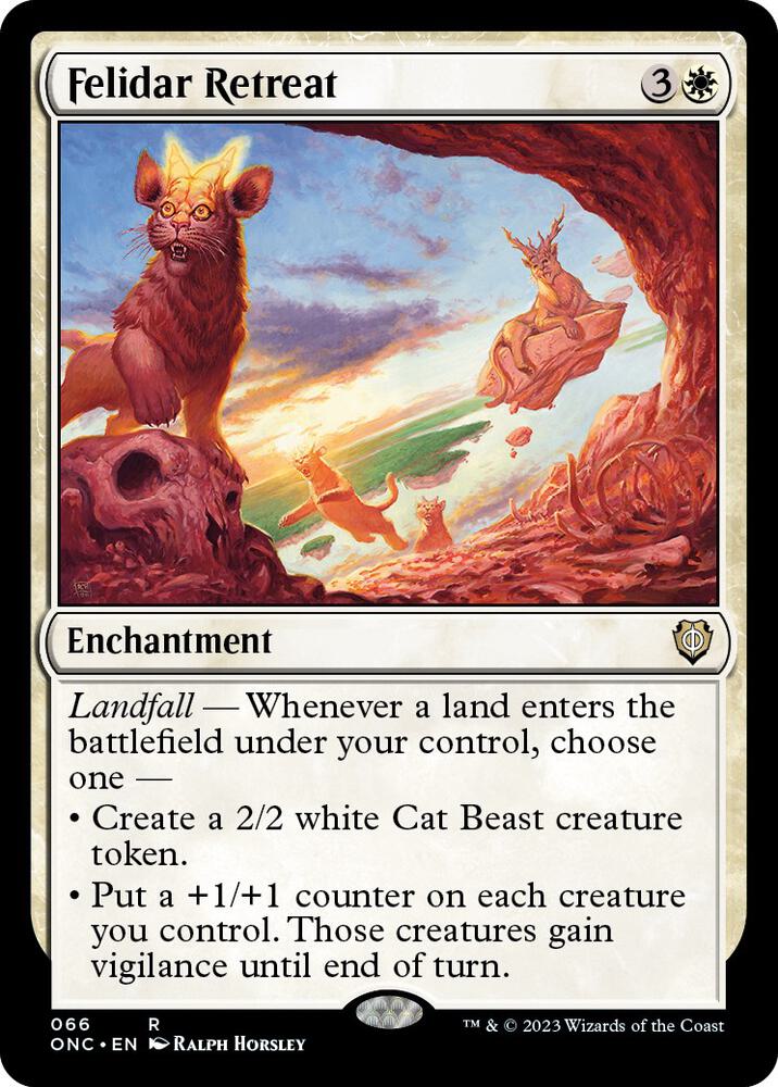 Felidar Retreat 66 (Commander: Phyrexia: All Will Be One)  | Good Games Morley
