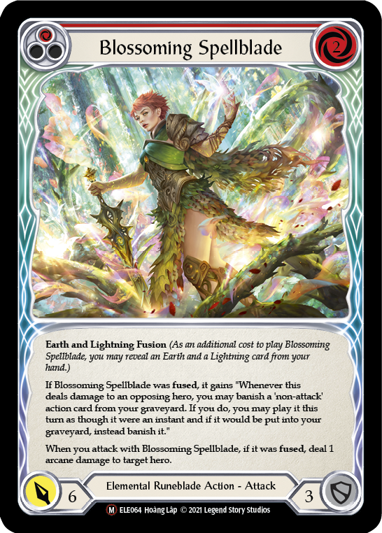 Blossoming Spellblade [U-ELE064] (Tales of Aria Unlimited)  Unlimited Rainbow Foil | Good Games Morley