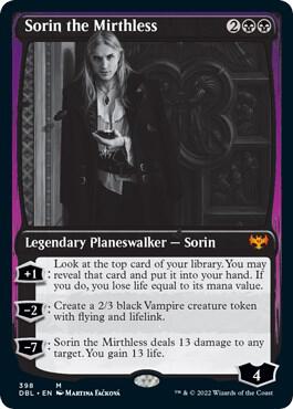 Sorin the Mirthless 398 (Innistrad: Double Feature)  | Good Games Morley