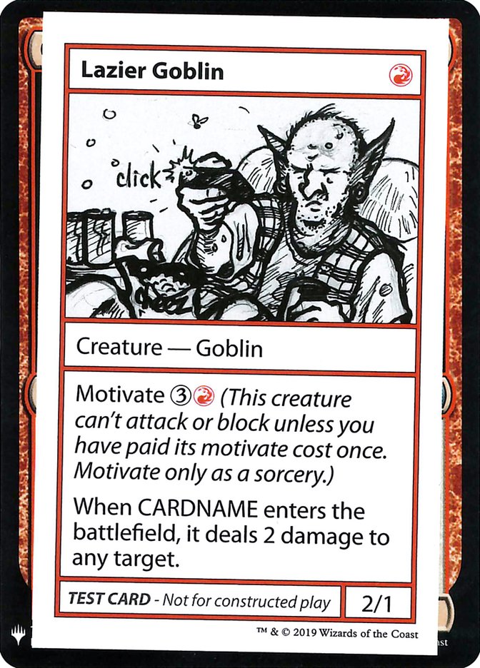 Lazier Goblin [Mystery Booster Playtest Cards] | Good Games Morley
