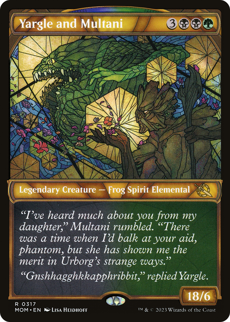 Yargle and Multani (Showcase Planar Booster Fun) [March of the Machine] | Good Games Morley