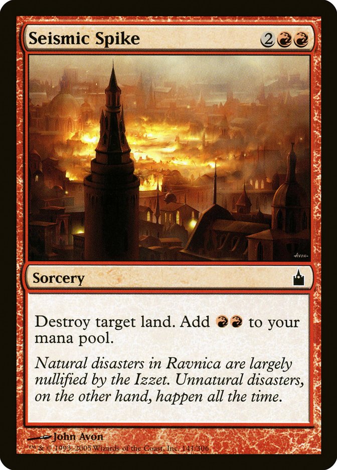 Seismic Spike 141/306 (Ravnica: City of Guilds)  - Foil | Good Games Morley