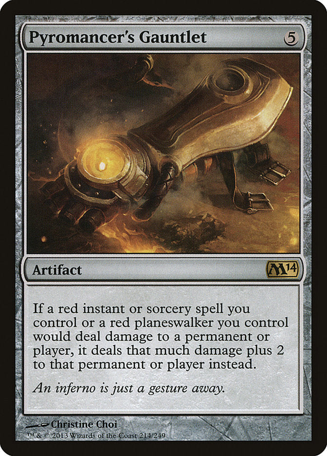 Pyromancer's Gauntlet 214/249 (Magic 2014 (M14))  - Foil | Good Games Morley