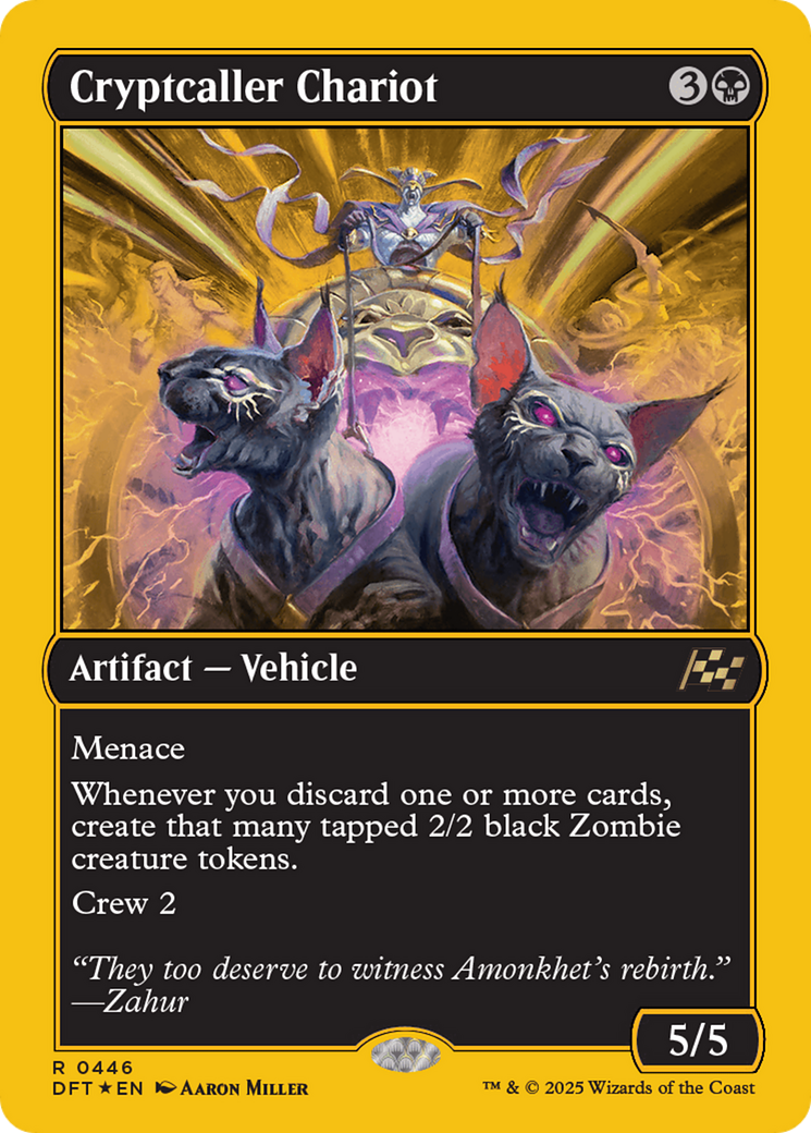 Cryptcaller Chariot (First-Place Foil) [Aetherdrift] | Good Games Morley
