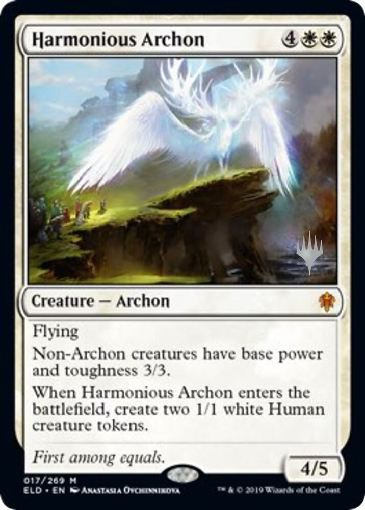 Harmonious Archon 17p/152 (Promo Pack: Throne of Eldraine)  - Foil | Good Games Morley
