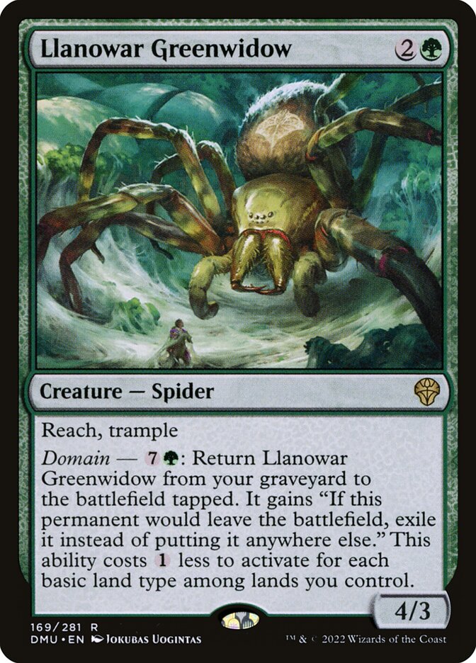 Llanowar Greenwidow 169 (Dominaria United)  | Good Games Morley