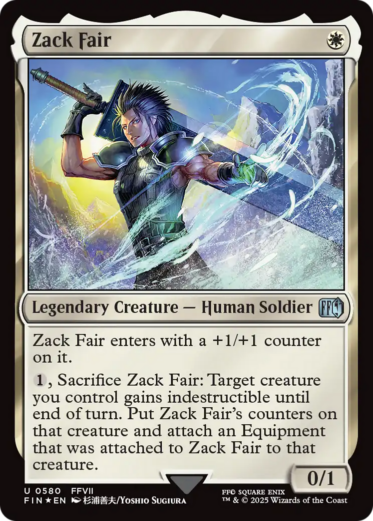 Zack Fair (Surge Foil) [FINAL FANTASY] | Good Games Morley