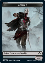Treasure (21) // Zombie Double-Sided Token [Modern Horizons 2 Tokens] | Good Games Morley