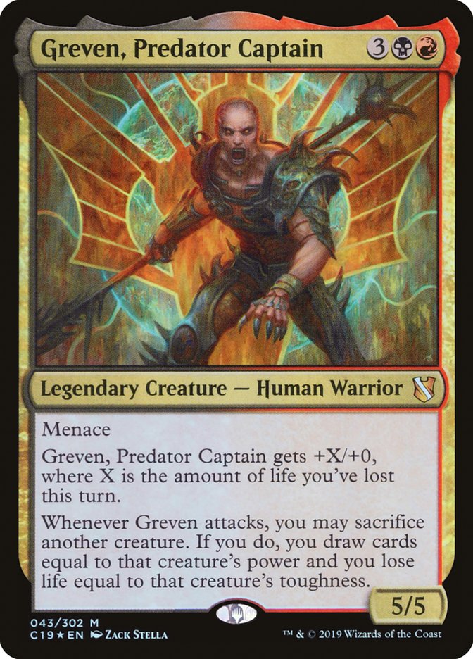 Greven, Predator Captain 43/302 (Commander 2019)  - Foil | Good Games Morley