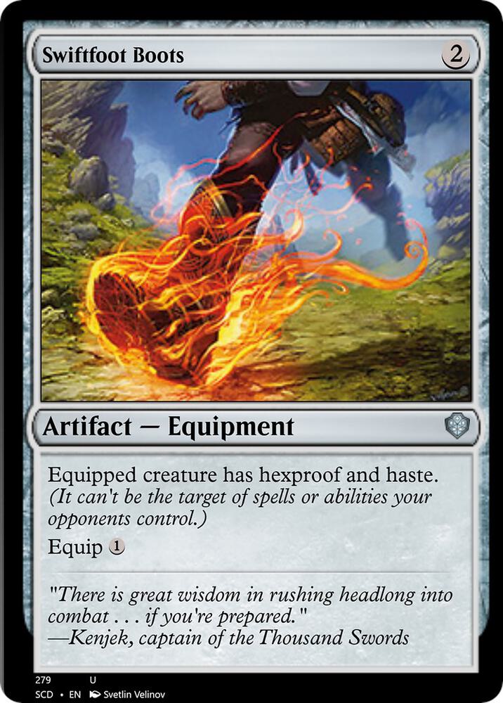 Swiftfoot Boots 279/352 (Starter Commander Decks)  | Good Games Morley
