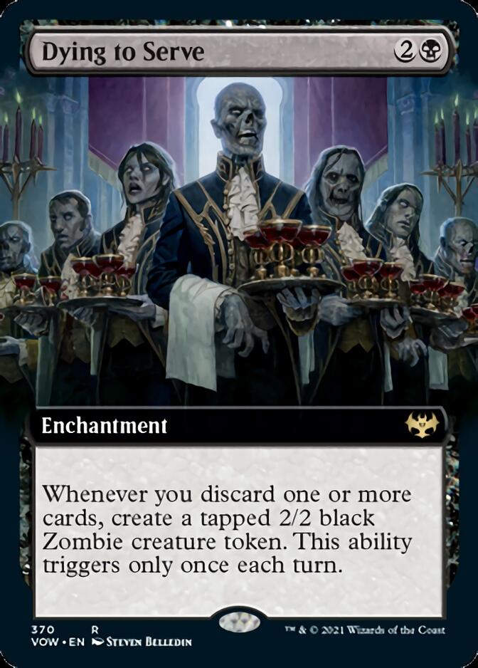 Dying to Serve (Extended Art) [Innistrad: Crimson Vow] | Good Games Morley