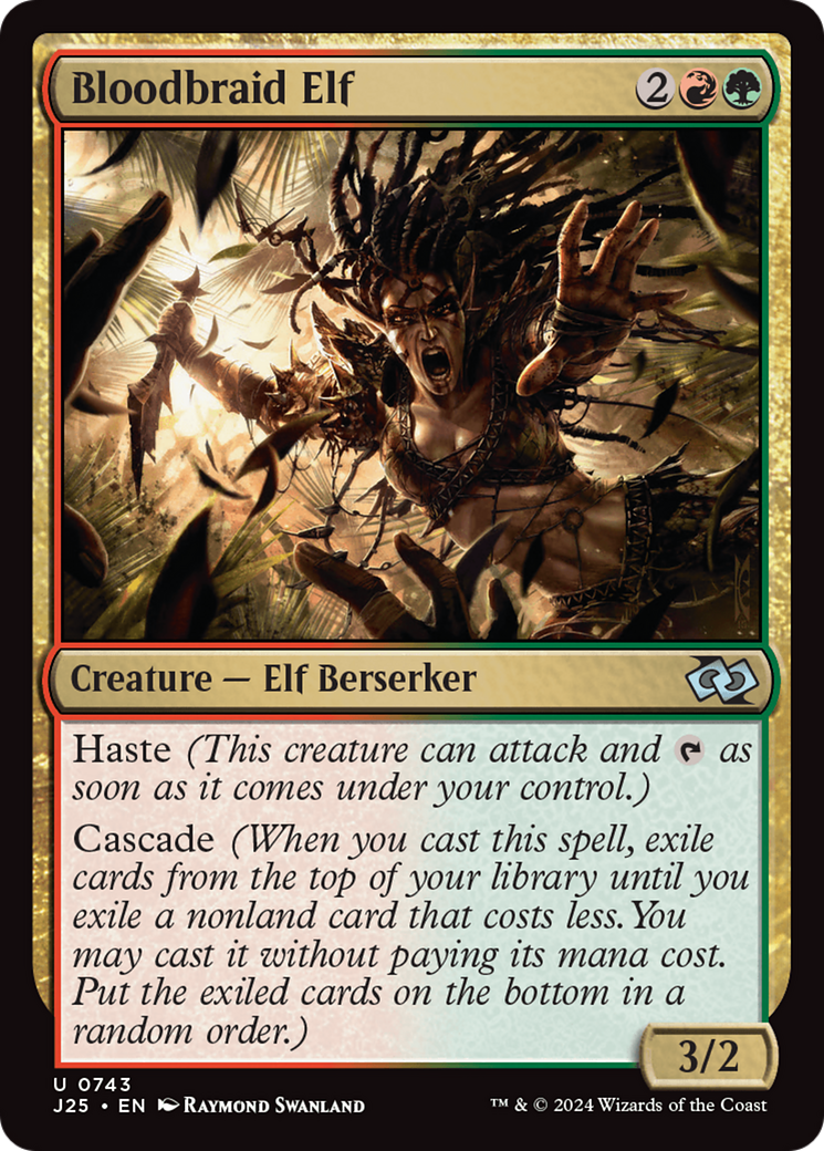 Bloodbraid Elf [Foundations Jumpstart] | Good Games Morley