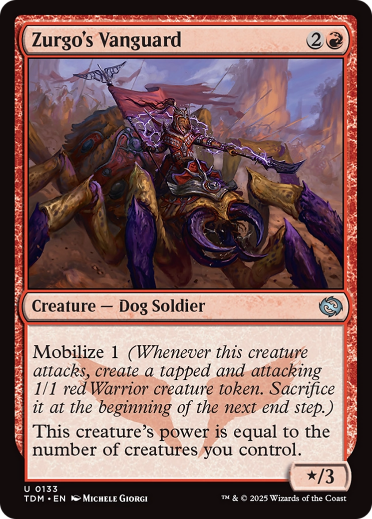 Zurgo's Vanguard [Tarkir: Dragonstorm] | Good Games Morley
