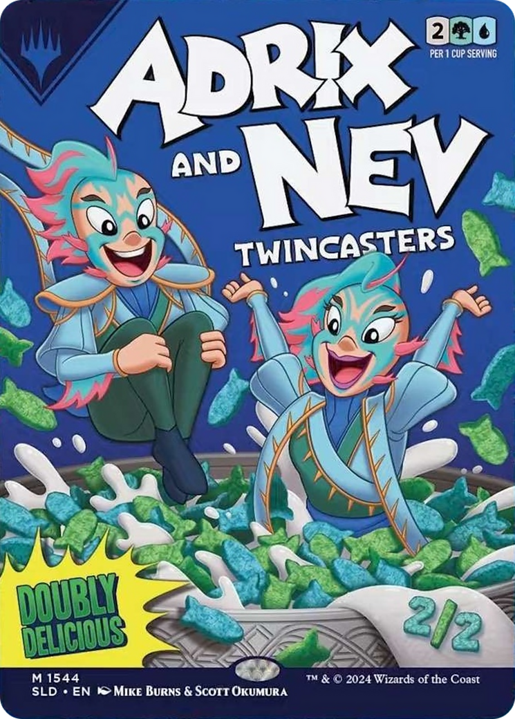 Adrix and Nev, Twincasters (Rainbow Foil) [Secret Lair Drop Series] | Good Games Morley