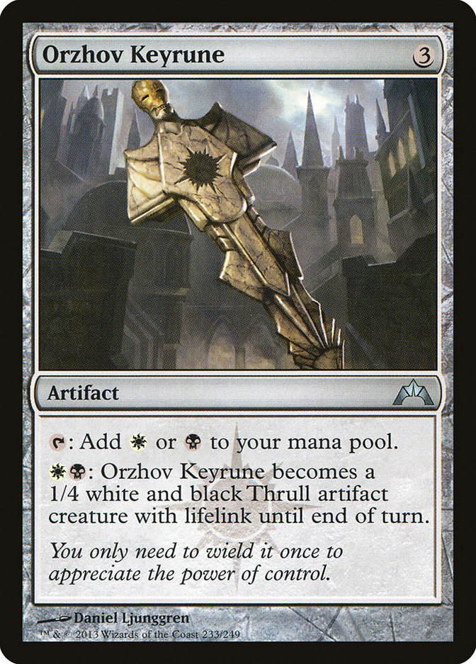 Orzhov Keyrune 233/249 (Gatecrash)  - Foil | Good Games Morley