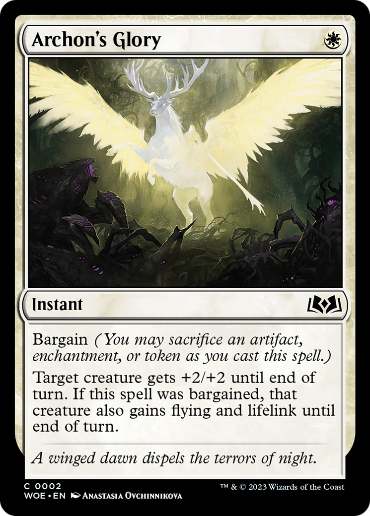 Archon's Glory [Wilds of Eldraine] | Good Games Morley