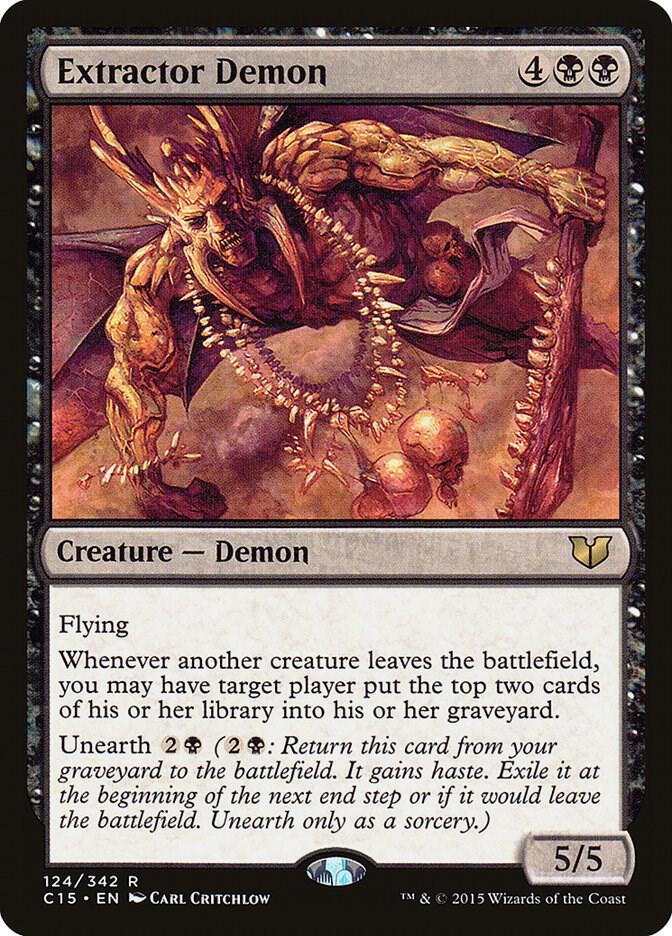 Extractor Demon 124/342 (Commander 2015)  | Good Games Morley