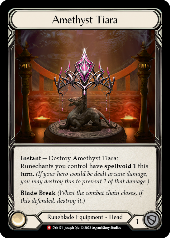 Amethyst Tiara [DYN171] (Dynasty)  Rainbow Foil | Good Games Morley