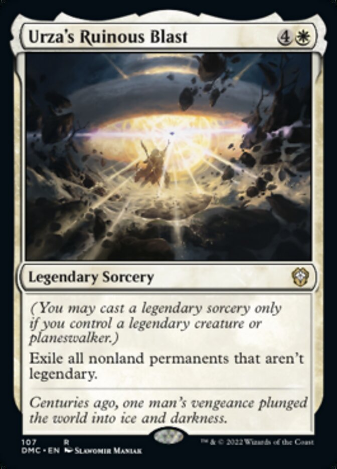 Urza's Ruinous Blast [Dominaria United Commander] | Good Games Morley