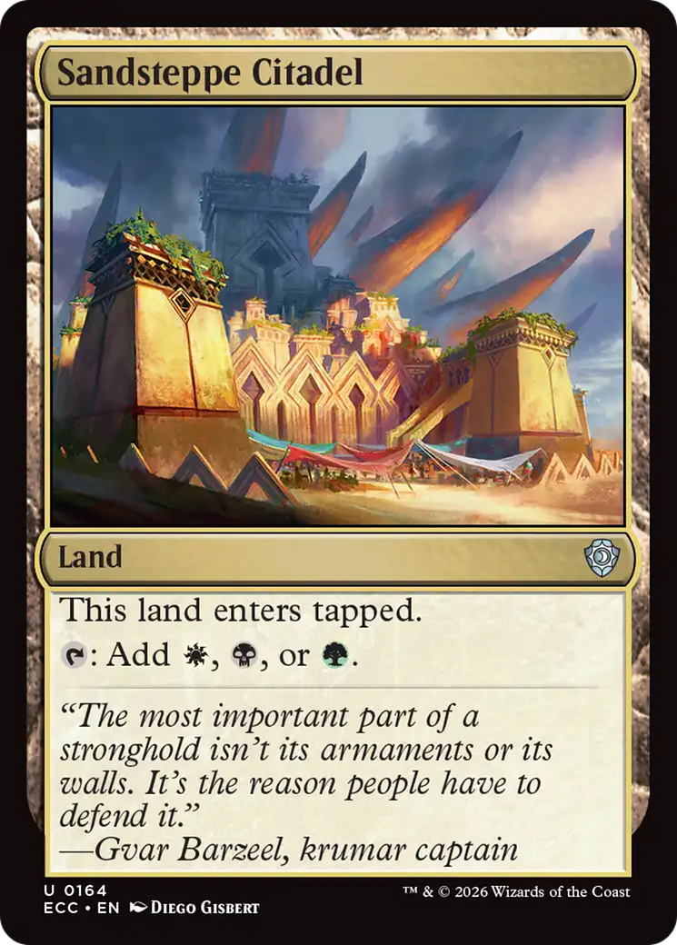 Sandsteppe Citadel [Lorwyn Eclipsed Commander] | Good Games Morley