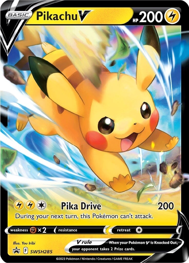 Pikachu V (SWSH285) [Sword & Shield: Black Star Promos] | Good Games Morley