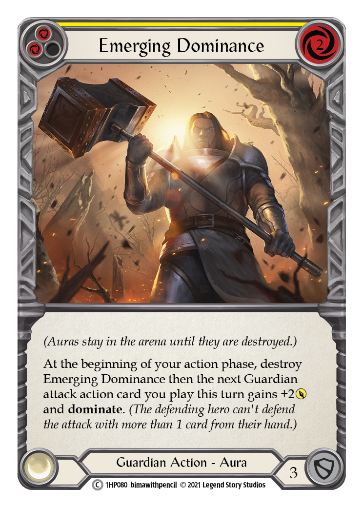 Emerging Dominance (Yellow) [1HP080] (History Pack 1) | Good Games Morley