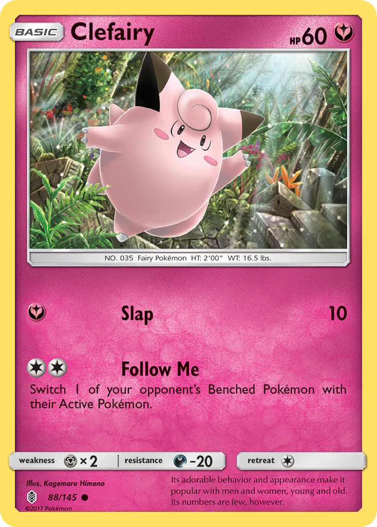 Clefairy (88/145) [Sun & Moon: Guardians Rising] | Good Games Morley