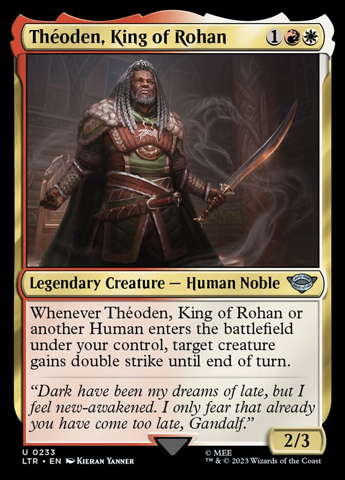 Théoden, King of Rohan 233/281 (Universes Beyond: The Lord of the Rings: Tales of Middle-earth)  | Good Games Morley