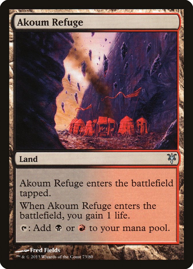 Akoum Refuge [Duel Decks: Sorin vs. Tibalt] | Good Games Morley