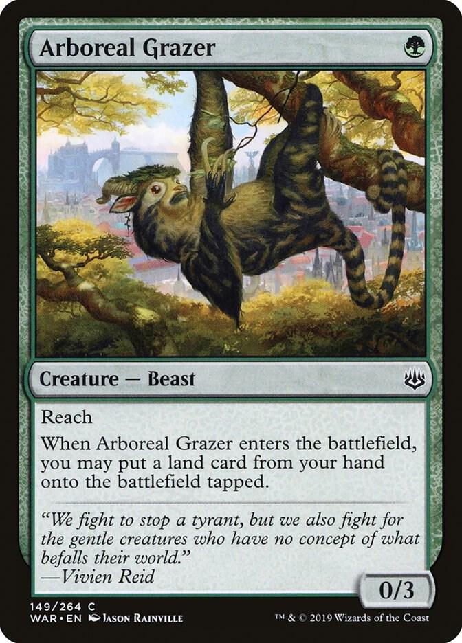 Arboreal Grazer 149/264 (War of the Spark)  - Foil | Good Games Morley