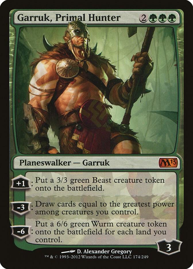 Garruk, Primal Hunter 174/249 (Magic 2013 (M13))  - Foil | Good Games Morley