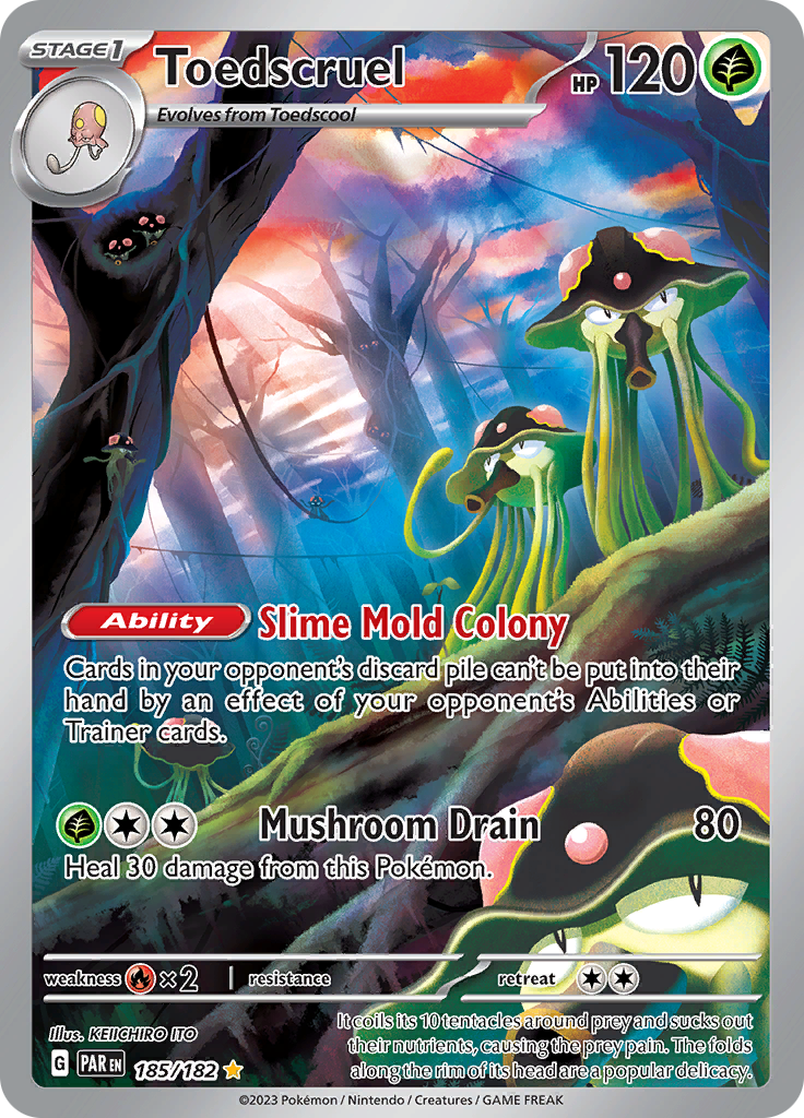 Toedscruel (185/182) [Scarlet & Violet: Paradox Rift] | Good Games Morley