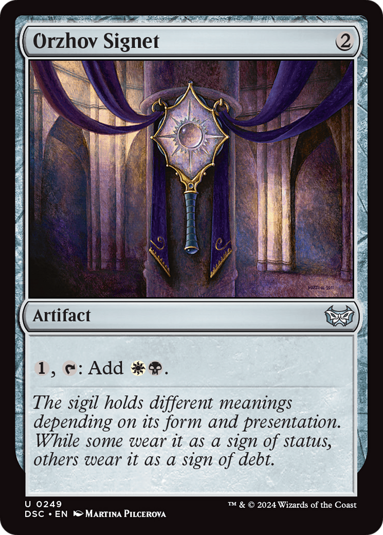 Orzhov Signet [Duskmourn: House of Horror Commander] | Good Games Morley