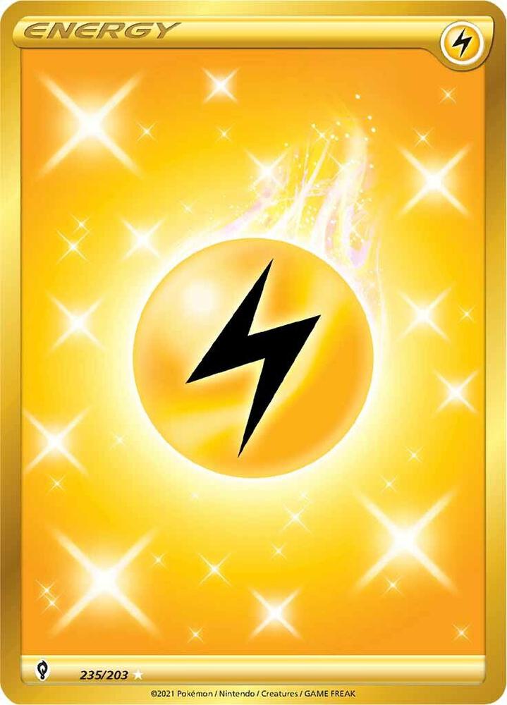 Lightning Energy Secret 235/203 (SWSH07: Evolving Skies)  - Holofoil | Good Games Morley