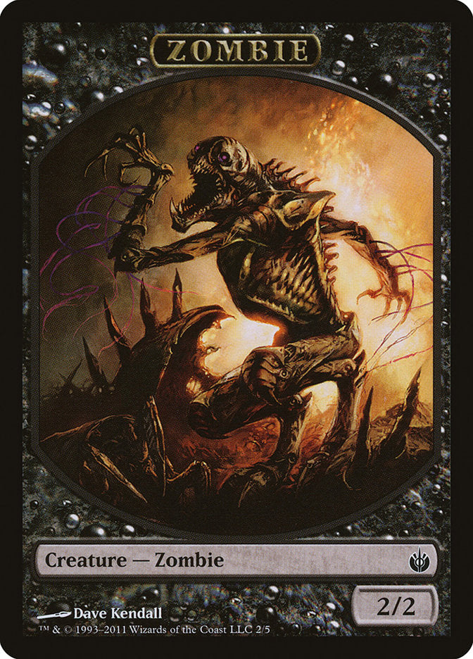 Zombie Token [Mirrodin Besieged Tokens] | Good Games Morley